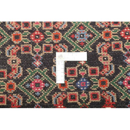 Tappeto Hamadan Persia grigio giallo 100x144