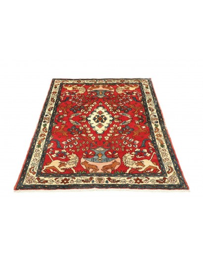 Tappeto Hamadan Persia marrone giallo 110x154