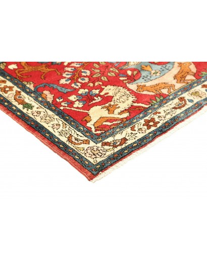 Tappeto Hamadan Persia marrone giallo 110x154