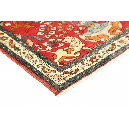 Tappeto Hamadan Persia marrone giallo 110x154