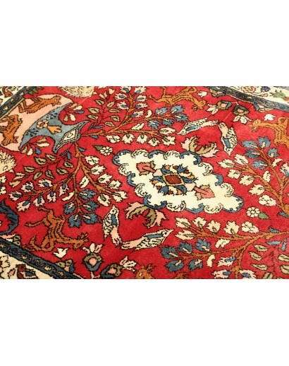Tappeto Hamadan Persia marrone giallo 110x154