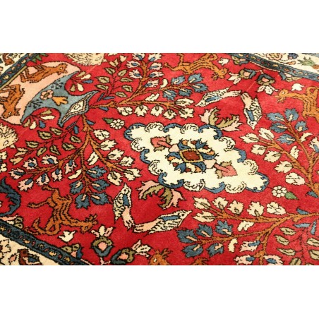 Tappeto Hamadan Persia marrone giallo 110x154