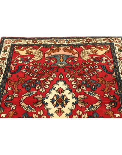 Tappeto Hamadan Persia marrone giallo 110x154