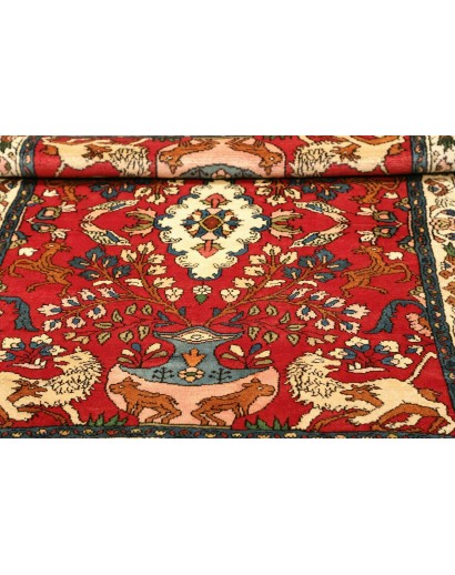 Tappeto Hamadan Persia marrone giallo 110x154