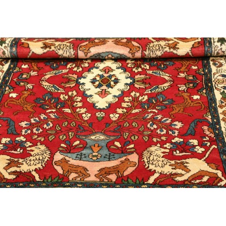 Tappeto Hamadan Persia marrone giallo 110x154