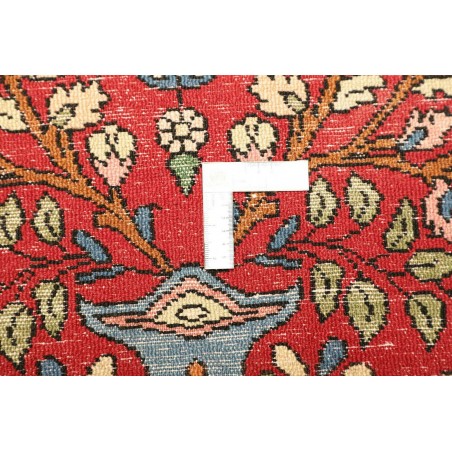 Tappeto Hamadan Persia marrone giallo 110x154