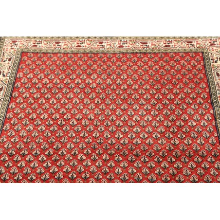 Tappeto Hamadan Persia marrone giallo 110x150