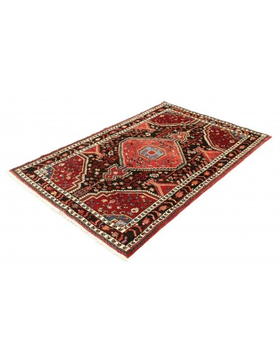 Tappeto Hamadan Persia grigio giallo 114x165