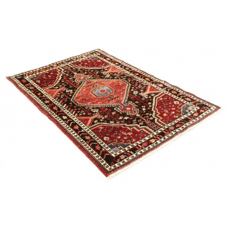 Tappeto Hamadan Persia grigio giallo 114x165