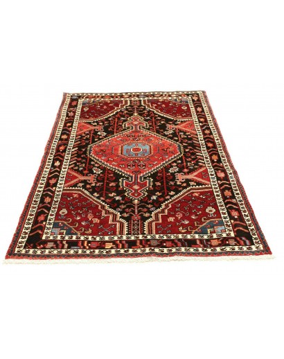 Tappeto Hamadan Persia grigio giallo 114x165
