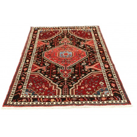 Tappeto Hamadan Persia grigio giallo 114x165
