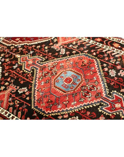 Tappeto Hamadan Persia grigio giallo 114x165
