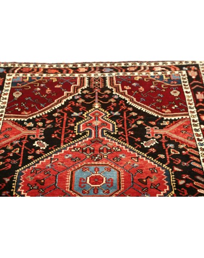 Tappeto Hamadan Persia grigio giallo 114x165