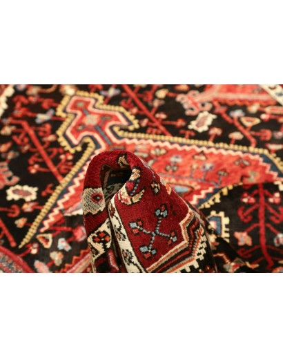 Tappeto Hamadan Persia grigio giallo 114x165