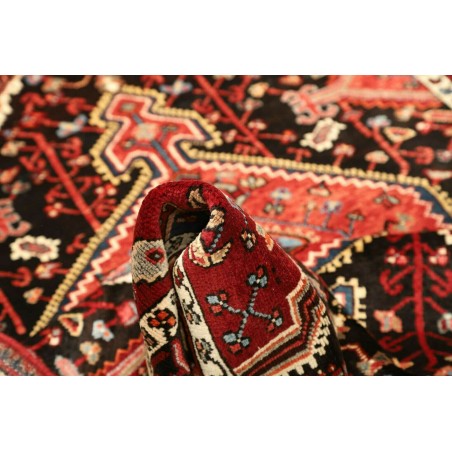 Tappeto Hamadan Persia grigio giallo 114x165