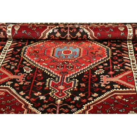 Tappeto Hamadan Persia grigio giallo 114x165