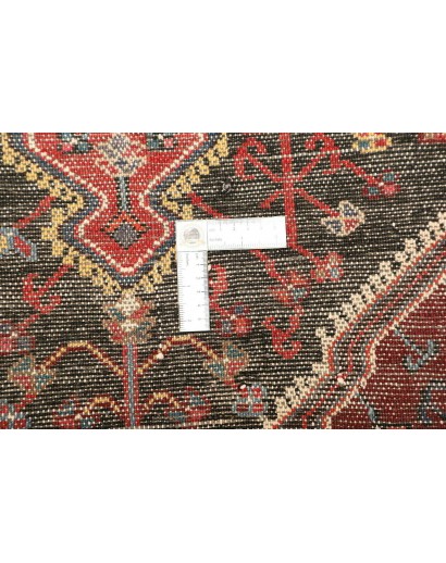Tappeto Hamadan Persia grigio giallo 114x165