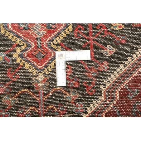 Tappeto Hamadan Persia grigio giallo 114x165