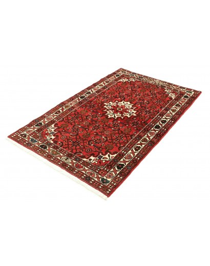 Tappeto Hamadan Persia marrone giallo 104x155