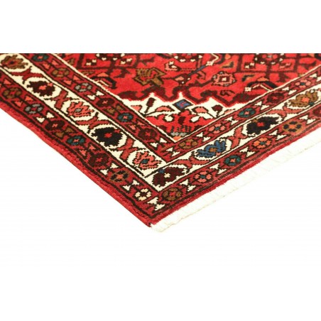 Tappeto Hamadan Persia marrone giallo 104x155