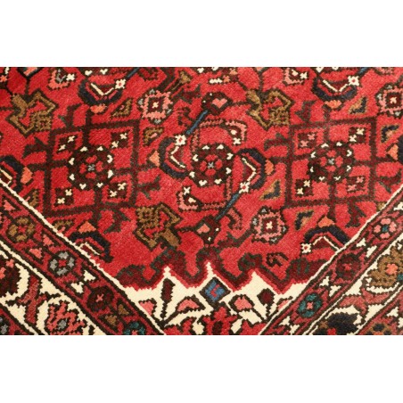 Tappeto Hamadan Persia marrone giallo 104x155