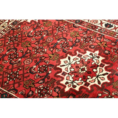 Tappeto Hamadan Persia marrone giallo 104x155
