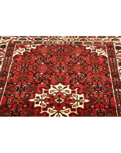 Tappeto Hamadan Persia marrone giallo 104x155