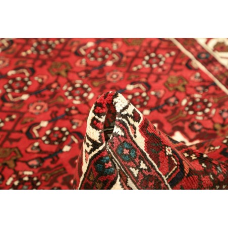 Tappeto Hamadan Persia marrone giallo 104x155