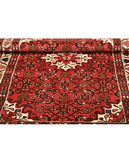 Tappeto Hamadan Persia marrone giallo 104x155