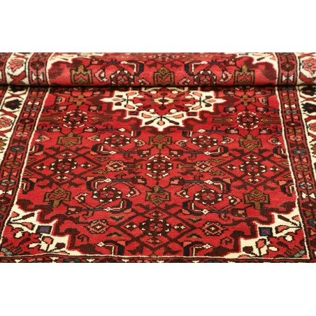 Tappeto Hamadan Persia marrone giallo 104x155