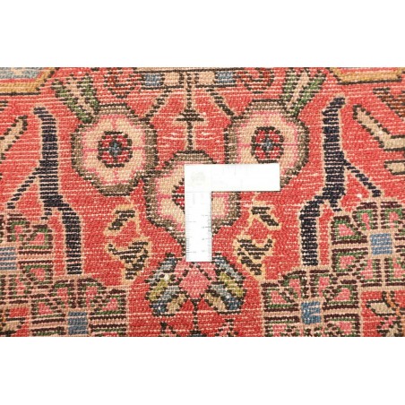 Tappeto Hamadan Persia marrone giallo 104x155