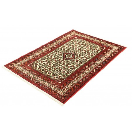 Tappeto Hamadan Persia marrone giallo 100x145