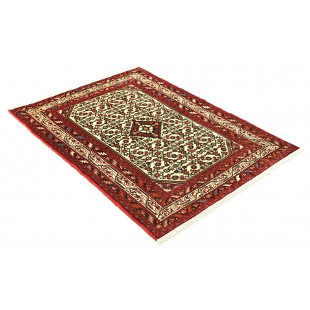 Tappeto Hamadan Persia marrone giallo 100x145