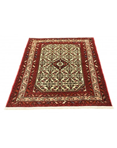 Tappeto Hamadan Persia marrone giallo 100x145