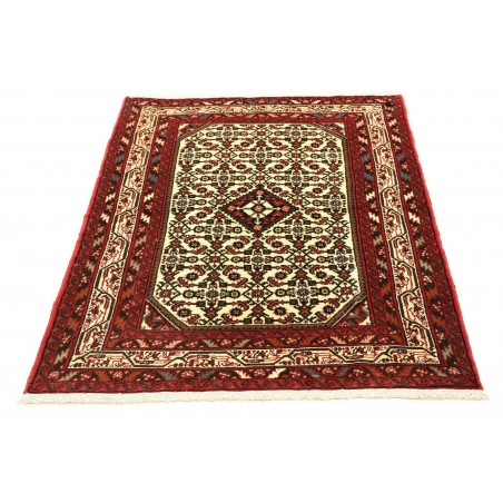 Tappeto Hamadan Persia marrone giallo 100x145