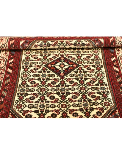 Tappeto Hamadan Persia marrone giallo 100x145
