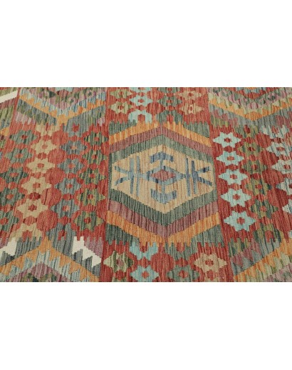 Tappeto Kilim Afghanistan bianco 402x596