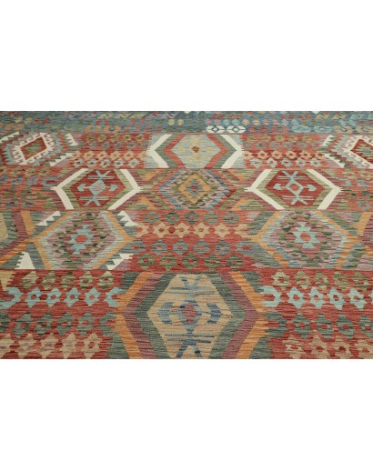 Tappeto Kilim Afghanistan bianco 402x596