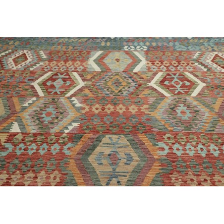 Tappeto Kilim Afghanistan bianco 402x596