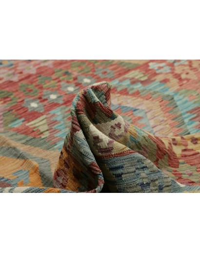 Tappeto Kilim Afghanistan bianco 402x596