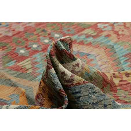 Tappeto Kilim Afghanistan bianco 402x596