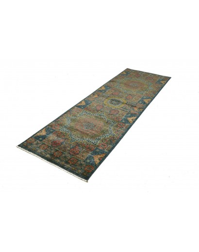 Tappeto Mamlouk Pakistan azzurro grigio 82x255