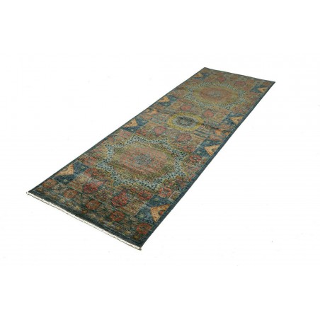Tappeto Mamlouk Pakistan azzurro grigio 82x255