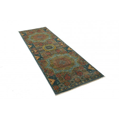 Tappeto Mamlouk Pakistan azzurro grigio 82x255