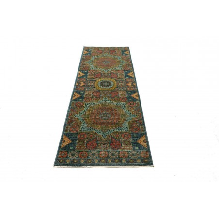 Tappeto Mamlouk Pakistan azzurro grigio 82x255