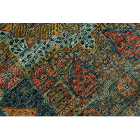Tappeto Mamlouk Pakistan azzurro grigio 82x255