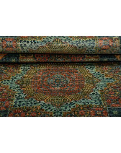Tappeto Mamlouk Pakistan azzurro grigio 82x255