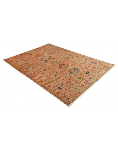 Tappeto Kazak Fine Pakistan arancione marrone 149x211