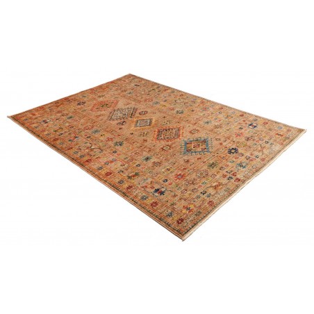 Tappeto Kazak Fine Pakistan arancione marrone 149x211