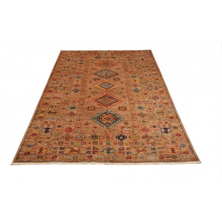 Tappeto Kazak Fine Pakistan arancione marrone 149x211